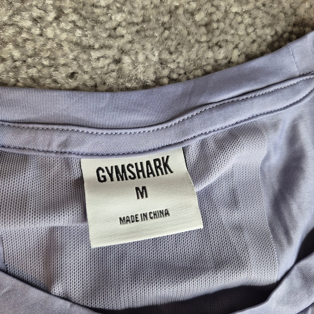 Gymshark Sol Lift Tank Intense Steel Blue Womens Medium GLVT4000-ISB NWT - Picture 2 of 11